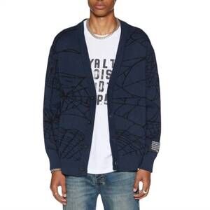 NEW KSUBI lies knit cardigan in gasoline blue